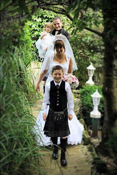 The Secret Garden Wedding Venue at The Kingswood Hotel Burntisland Fife East Scotland