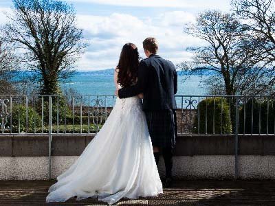 Looking across the Firth of Forth Kingswood Hotel Wedding Venue Burntisland Fife