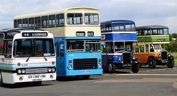 Scottish Vintage Bus Museun Dunfemline Fife East Scotland