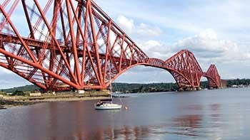 The Forth Road Bridge Fife East Scotland