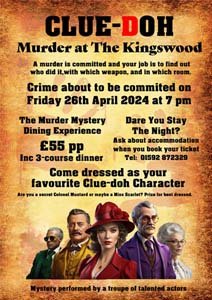 Murder Mystery Night at The KIngswood Hotel