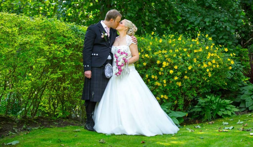 Wedding Photograph at The Kingswood Hotel Burntisland Fife East Scotland