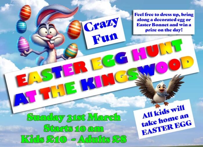 Easter Sunday Easter Egg Hunt and Celebration at THe Kingswood Hotel Burntisland Fide